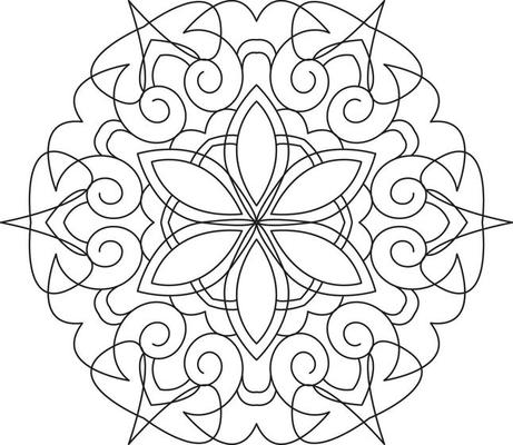 Mandala for Coloring Page Graphic