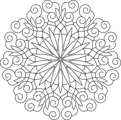 Mandala for Coloring Page Graphic