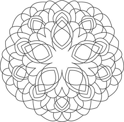 Mandala for Coloring Page Graphic