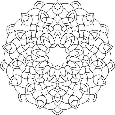 Mandala for Coloring Page Graphic