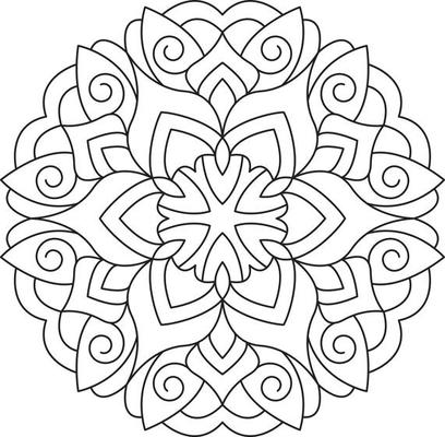 Mandala for Coloring Page Graphic