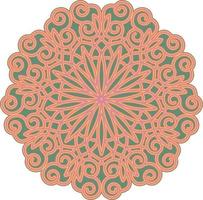 3D Mandala Multilayered Cut File SVG vector