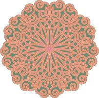 3d mandala multicapa cortar archivo svg vector