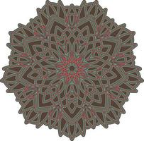 3D Mandala Multilayered Cut File SVG vector