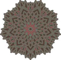 3d mandala multicapa cortar archivo svg vector