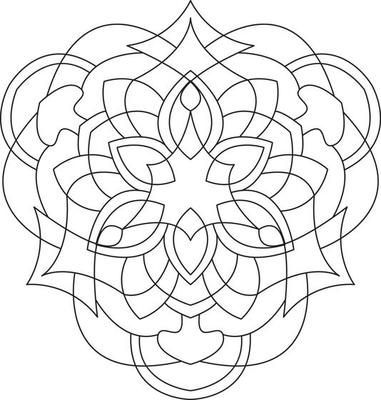 Mandala for Coloring Page Graphic