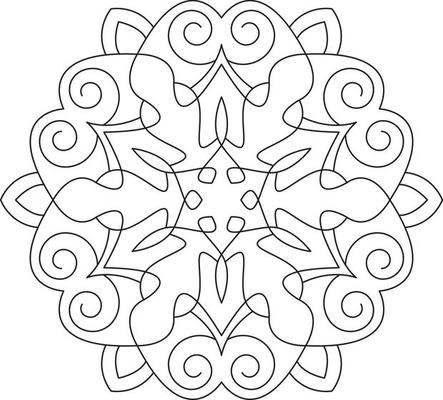Mandala for Coloring Page Graphic