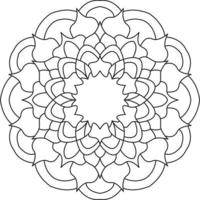 Mandala for Coloring Page Graphic vector