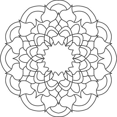 Mandala for Coloring Page Graphic