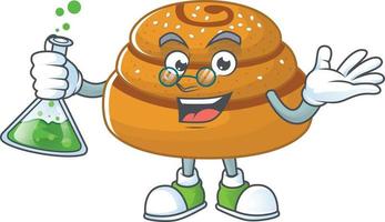 A cartoon character of kanelbulle vector