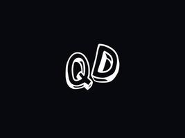 prima qd letra logo, único qd logo icono vector valores