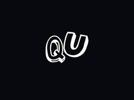 Premium Qu Letter Logo, Unique QU Logo Icon Vector Stock