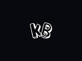 monograma kb logo icono, único kb logo letra vector valores