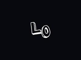 Modern Lo ol Logo Letter Vector Icon Design