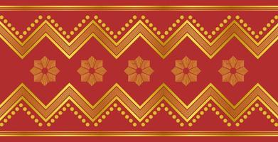 indonesian songket traditional motif pattern vector