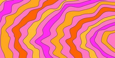 abstract groovy hippie wallpaper,wavy strip line background trendy vector