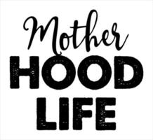 Mother hood life. vector