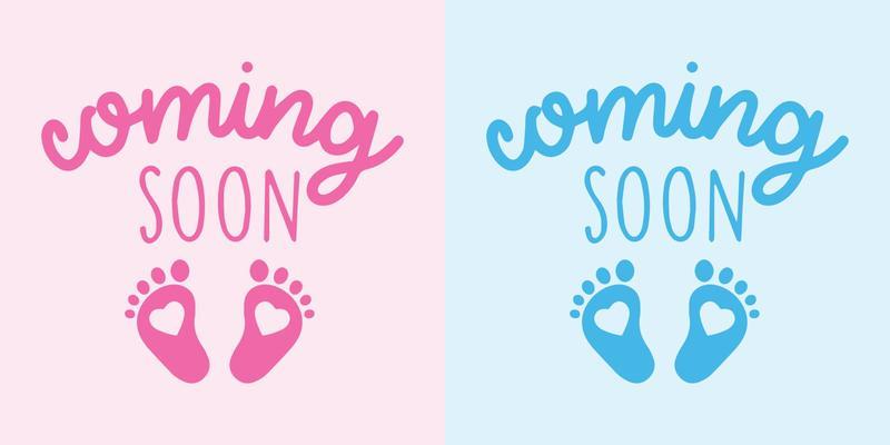 Baby Coming Soon Vector Art, Icons, and Graphics for Free Download