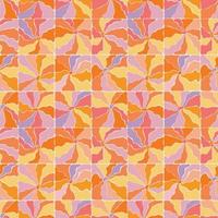 Seamless pattern with abstract floral elements, modern botanical illustration in a minimalist Matisse style. Floral vector pattern for fabrics, clothing, design