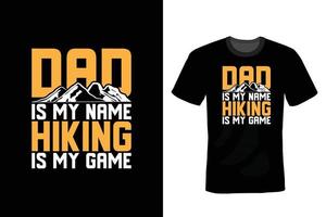 Hiking T shirt design, vintage, typography vector