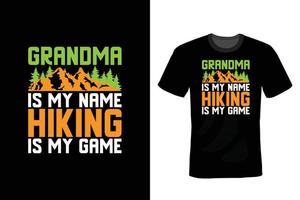 Hiking T shirt design, vintage, typography vector