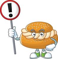 A cartoon character of semla vector
