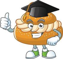 A cartoon character of semla vector