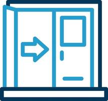 Exit Vector Icon Design