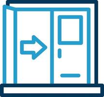 Exit Vector Icon Design