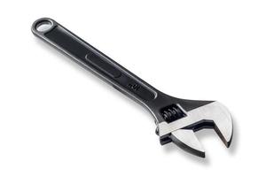 adjustable wrench or adjustable spanner tool for mechanic work photo