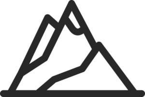 Mountains Vector Icon Design