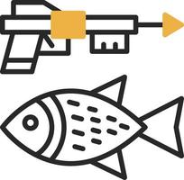 Spearfishing Vector Icon Design