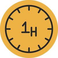 Hour Vector Icon Design