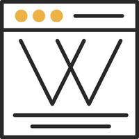 Wiki Vector Icon Design