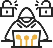 Cyber Attack Vector Icon Design