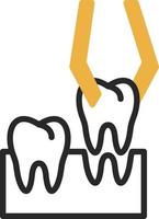 Teeth Extraction Vector Icon Design