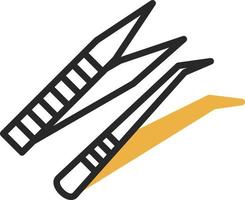 Tweezers Vector Icon Design