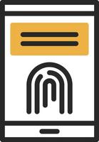 Finger Print Vector Icon Design