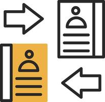 Directory Replacement Vector Icon Design