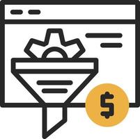 Conversion Rate Vector Icon Design
