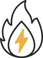 Heat Energy Vector Icon Design