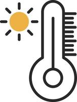 diseño de icono de vector de temperatura