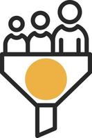 Sales Funnel Strategist Vector Icon Design