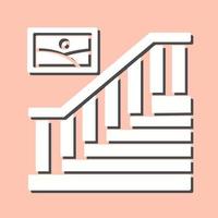 icono de vector de escalera