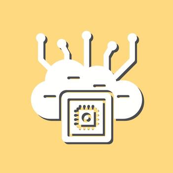 Cloud Computing Vector Icon