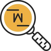 Keywords Vector Icon Design