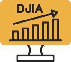 Djia Vector Icon Design