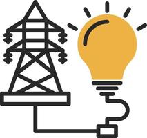 Electrical Energy Vector Icon Design