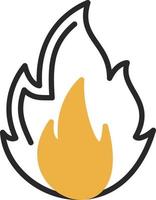 Flame Vector Icon Design