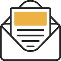 E Newsletter Vector Icon Design
